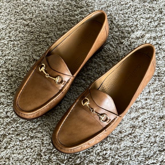 Cole Haan Ascot Bit British Tan Slip-On Loafers in Size 13M - Picture 1 of 6